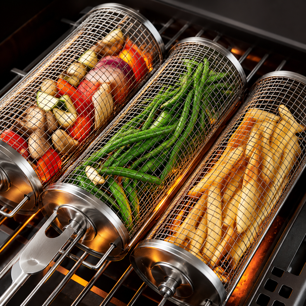 Nordstund grill basket — tilbehør til hjemmegrillen, billede 4