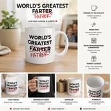 Den Legendariske Far Kop — kaffekop med Worlds Greatest Father tryk, miniature 1